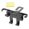 Partuto 1Pcs Universal Car Seat Headrest Hook for Most Car, SUV, Truck Car Seat Back Organizer Hooks Faux Leather Metal Carbon Fiber Pattern Black 3.03"x4.49" view 1