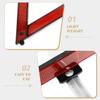 OKUMEYR Reflective Triangle Warning Sign 4pcs ABS for Car Emergency Parking view 4