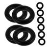 Anneome Hydraulic System Seal Kit 10pcs Valve Stem Rubber Rings Replacement Seals Easy to Install view 1