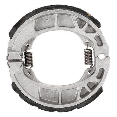 TOPPERFUN 1pair Motorcycle Front and Rear Brake Pads Brake Shoes for Enhanced Braking Power Easy Installation and Versatile Compatibility Moped and Scooter Use
