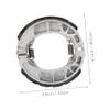 TOPPERFUN 1pair Motorcycle Front and Rear Brake Pads Brake Shoes for Enhanced Braking Power Easy Installation and Versatile Compatibility Moped and Scooter Use view 2