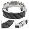 TOPPERFUN 1pair Motorcycle Front and Rear Brake Pads Brake Shoes for Enhanced Braking Power Easy Installation and Versatile Compatibility Moped and Scooter Use view 3