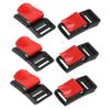 OSOLADY 6pcs Motorcycle Helmet Quick Release Buckles Replacement Kit Helmet Attachments view 1