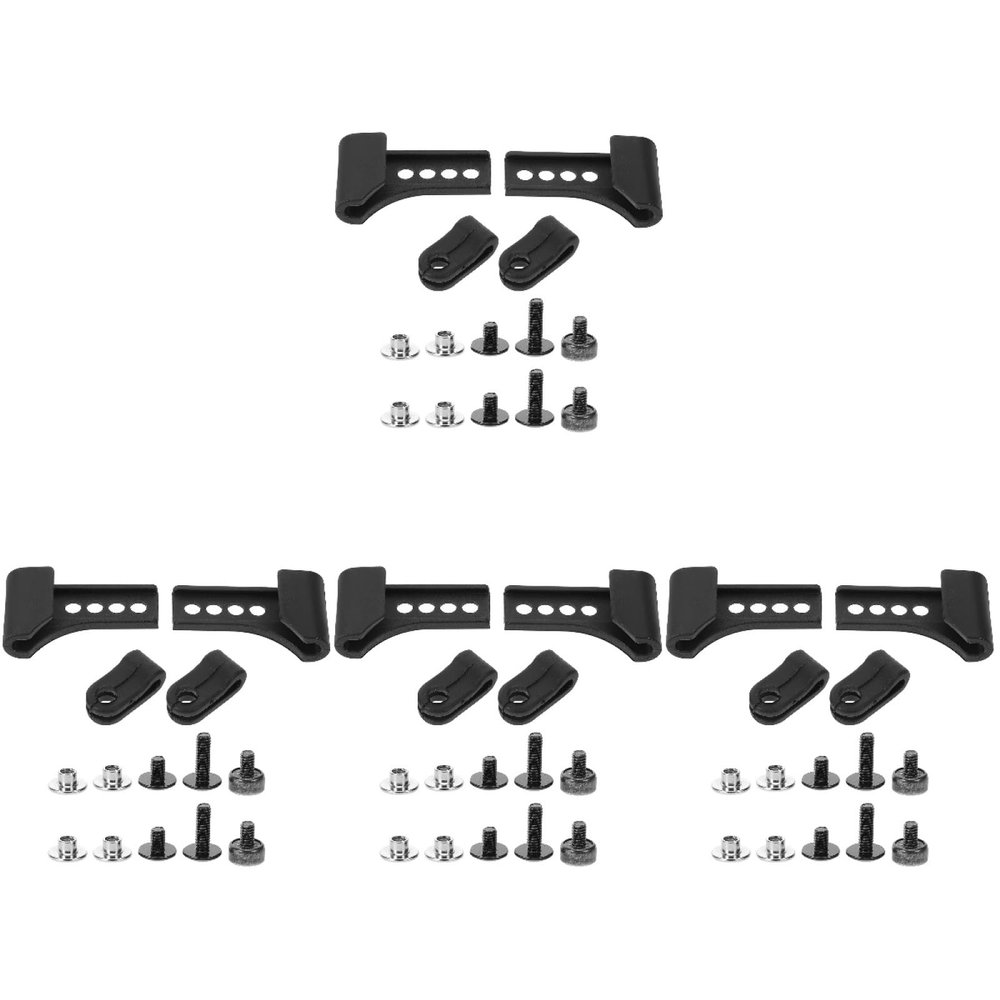 BESPORTBLE 4pairs Baseball Helmet Visor Clip Kit Fastener for Sun Visor Easy Installation Essential for Baseball Players Secure Against Sunlight Debris