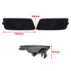 Cnswee6 Front Side Marker Indicator Lamps, Car Left & Right Turn Signal Light Side Marker Lights Yellow Replacement for VW Golf MK62009 2010 2011 2012 2013 view 3