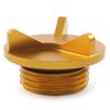 Rbanna1 Motorcycle Aluminum Oil Filler Cap Oil Tank Cover Replacement for BMW S1000RR S1000R S1000XR, Gold view 4