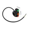 FUNOMOCYA Motorcycle Turn Signal Light Control Horn Switch Headlight Bike Handlebar Mount Compact view 2
