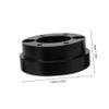 Racing Car Steering Wheel Adapter Plate, Aluminum Black Accessory view 2