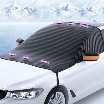 KWUSTYGFBN Windshield Front Window Cover for Nissan Pathfinder (2010 2011 2012 2013 2014 2015 2016 2017 2018 2019 2020 2021 2022 2023 2024), Protective Windscreen Cover Snow Ice Frost Car Accessories