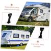 Trailer Stabilizer Jack for Rv Support, Steel Black Repair Accessory view 4