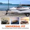 Sidasu 3 Step Boat Trailer Steps, Boat Steps with Handle Non Slip Boat Ladder Trailer Tongue Step, Fits Most Width 3 and Height 3"-5" Trailer Tongues Bass Boat, Pontoon Boat view 2