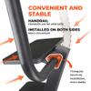 Sidasu 3 Step Boat Trailer Steps, Boat Steps with Handle Non Slip Boat Ladder Trailer Tongue Step, Fits Most Width 3 and Height 3"-5" Trailer Tongues Bass Boat, Pontoon Boat view 3