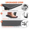 Sidasu 3 Step Boat Trailer Steps, Boat Steps with Handle Non Slip Boat Ladder Trailer Tongue Step, Fits Most Width 3 and Height 3"-5" Trailer Tongues Bass Boat, Pontoon Boat view 4