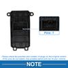 A ABSOPRO Power Window Switch for Honda CRV 2012 Window Control Switch ABS Black Passenger Side view 4