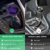 WENJTP Marble Style Round Ball Shift Knob - Universal Fit for 5 & 6 Speed Manual/Automatic Vehicles, with 3 Adapters HTRACING (Purple) view 4