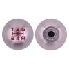 ApplianPar Aluminum Round Ball 5 Speed Manual Gear Stick Shift Shifter Lever Knob M10 x 1.5 Thread Screw Adapter Nuts for Honda for Acura Accord Civic Integra Prelude CRX RSX NSX S2000 FD2 view 3