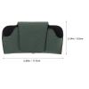 SOLUSTRE Car Visor Sunglass Holder Clip Pu Leather Eyeglass Storage Case for Car Interior Versatile Organizer for Sunglasses and Eyewear Easy Installation and Stylish Design view 4