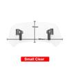 Motorcycle Windscree, Motorcycle Windscreen Clamp-On Wind Deflector Spoiler Extension for BMW R1300GS 2024 Windshield Windscreen for R1250GS R1200GS Adventure F750GS F850GS(Small Clear) view 2
