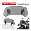 Motorcycle Windscree, Motorcycle Windscreen Clamp-On Wind Deflector Spoiler Extension for BMW R1300GS 2024 Windshield Windscreen for R1250GS R1200GS Adventure F750GS F850GS(Small Clear) view 3