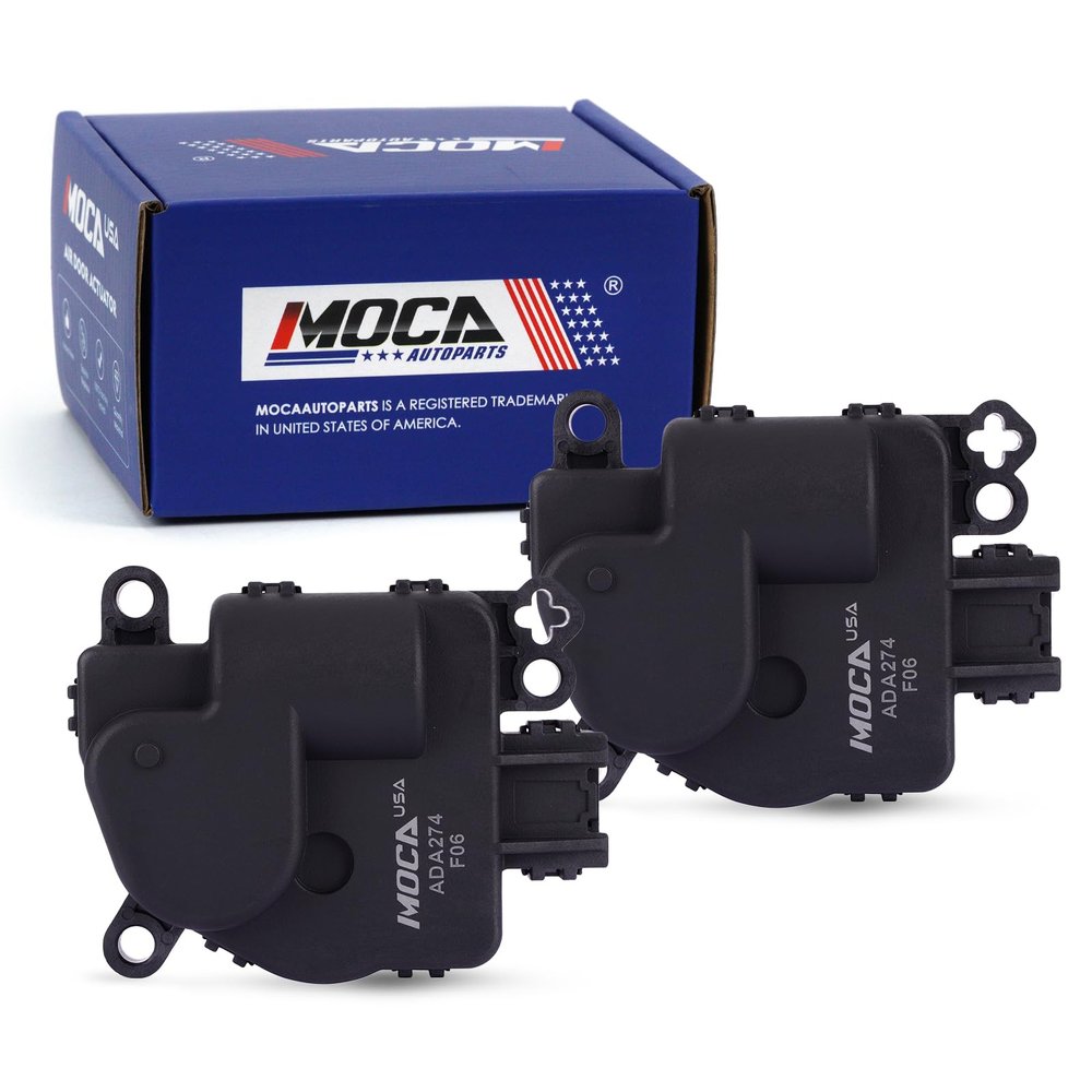 MOCA 2 Pcs 604-274 Auxiliary A/C Blend Door Actuators Fit 07-14 for Lincoln Navigator Sport Utility & 07-14 for Ford Expedition Sport Utility Auxiliary Temperature