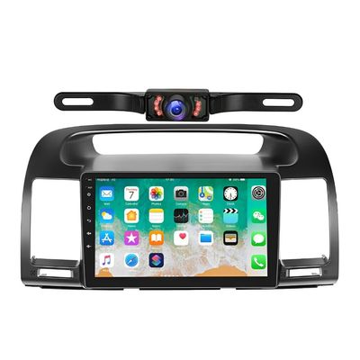 2+32G Android 13 Double Din Car Stereo Radio to 00-06 Compatible with Toyota with Camry 9'' HD Touch Screen Car Radio Audio Receiverwith with Wireless CarPlay Android Auto,Mirror Link,GPS Navigation