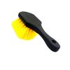 FUNOMOCYA Car Wheel Cleaning Brush Tire Cleaning Brush Coarse Silk Short Handle Non-Slip Grip view 1