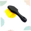 FUNOMOCYA Car Wheel Cleaning Brush Tire Cleaning Brush Coarse Silk Short Handle Non-Slip Grip view 3