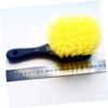 FUNOMOCYA Car Wheel Cleaning Brush Tire Cleaning Brush Coarse Silk Short Handle Non-Slip Grip view 4