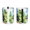 DXTKWL Car Trash Can Watercolor Retro Steam Train Waterproof Trash Bin Portable Collapsible Car Garbage Can Mini Vehicle Trash Can for Back Front Seat Cup Holder view 2
