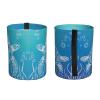 DXTKWL Car Trash Can Ocean Sea Animal Turtle Tortoise Waterproof Trash Bin Portable Collapsible Car Garbage Can Mini Vehicle Trash Can for Back Front Seat Cup Holder view 2