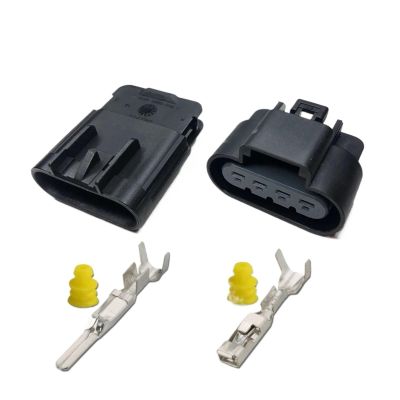 YHGBVRD DJ7025D-2.8 Car Harness Connector 2-Hole Male/Female Plug 2p3p4p8p10p Series Sealed Waterproof Connector(4p,1sets)