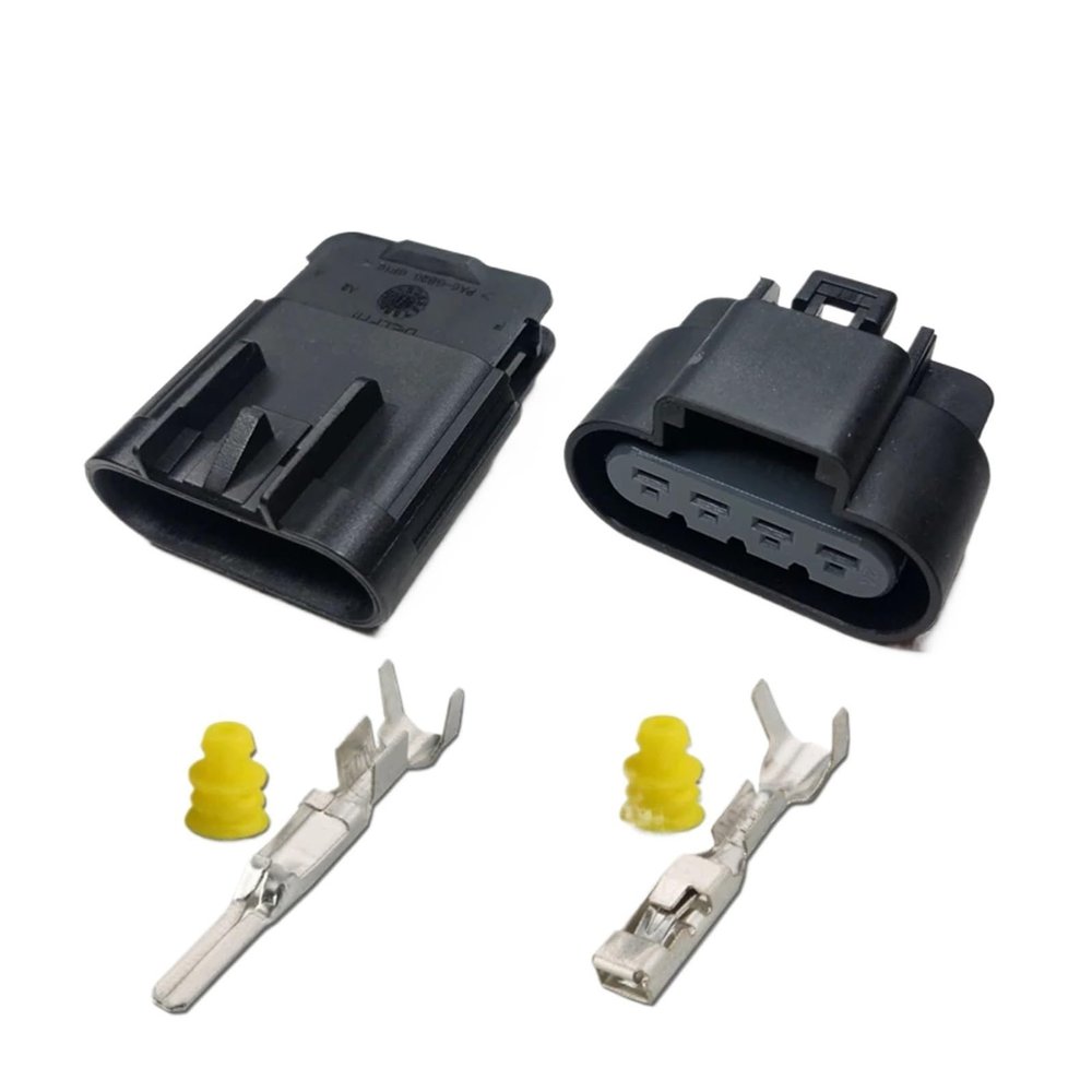 YHGBVRD DJ7025D-2.8 Car Harness Connector 2-Hole Male/Female Plug 2p3p4p8p10p Series Sealed Waterproof Connector(4p,1sets)