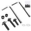 Universal Fairing Gasket Wrench Kit Motorcycle Accessory Hardware Set (Black) view 4