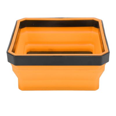 Magnetic Parts Tool Tray Long Lasting Repair Screw Organizer Holds Screws Bolts Nuts Drill Bits for 4 Pack Magnetic Screw Tray Set (Orange)
