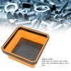 Magnetic Parts Tool Tray Long Lasting Repair Screw Organizer Holds Screws Bolts Nuts Drill Bits for 4 Pack Magnetic Screw Tray Set (Orange) view 3