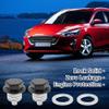 HOPESPANNER Universal Oil Drain Plug Anti Leakage Oil Pan Drain Bolt Screw Thread Repair Aluminum 2 Set with Gasket Black White Magnetic M16x1.5 view 3