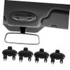 OSOLADY 4pcs Sun Visor Hook Clips for Sunshade Retainer Holder Easy Installation Fit for Vehicles view 3