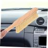 2pcs Soft Brush Hand Broom for Cat Hair Removal Detailing Brush Bed Home Car Detailing Wooden Handle Style view 4