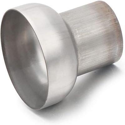A-KARCK Exhaust Adapter Connector 2.5" OD to 4" OD, Exhaust Pipe Reducer 4" Overall Length Stainless Steel