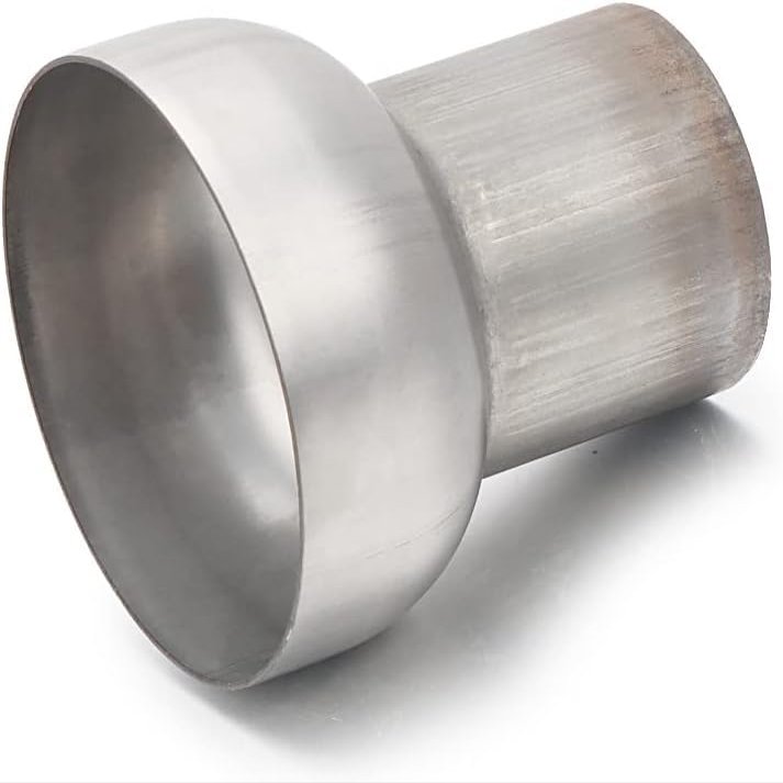 A-KARCK Exhaust Adapter Connector 2.5" OD to 4" OD, Exhaust Pipe Reducer 4" Overall Length Stainless Steel