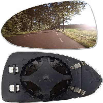 Car Glass Heated Rearview Mirror for Opel for Corsa Mk4 E 2014-2020,Car Front Door Rearview Glass Left Right Side Replacement,Pair