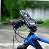 Outanaya Bike Phone Holder Rotation for Smartphones Touchscreen Case for Cycling and Navigation Black view 2