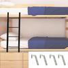 YTXFRHOD LXXW Bunk Bed Ladders Hook-on Bed Ladder Step Ladder Metal Hanging Bed Ladder Climb Ladder for Dorm Loft Motorhome(Size:140cm(55")) view 1