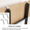 YTXFRHOD LXXW Bunk Bed Ladders Hook-on Bed Ladder Step Ladder Metal Hanging Bed Ladder Climb Ladder for Dorm Loft Motorhome(Size:140cm(55")) view 4