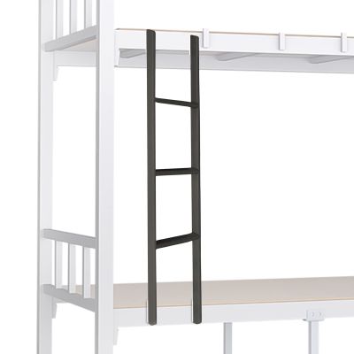 YTXFRHOD Bunk Bed Ladder for Rv Trailer, 45 50 Inch 55 59" Camper Top Bunk Ladder with 4 Hooks & 4 5 Steps Pedal, Hanging Metal Climb Ladder for Loft Dorm High Beds,Black-1.3m (50")