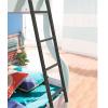 YTXFRHOD Bunk Bed Ladder for Rv Trailer, 45 50 Inch 55 59" Camper Top Bunk Ladder with 4 Hooks & 4 5 Steps Pedal, Hanging Metal Climb Ladder for Loft Dorm High Beds,Black-1.3m (50") view 3