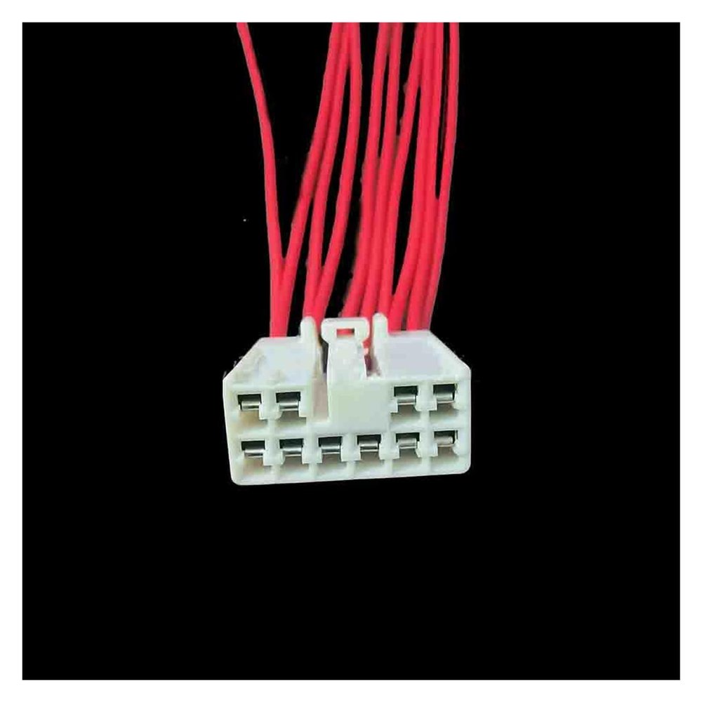 ROBAUN 1 Set 10 Pin 7183-0522 Car CD Wire Connector Automotive Wiring Terminal Socket for with Cables(Female 20cm Wires)