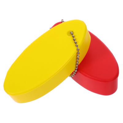 PLAFOPE 2pcs Floating Keychain -catching Colors Key Holder for Water Sports Stylish Buoy Pendant for Boating Outdoor Activities Construction