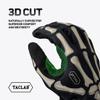 TACLAB Reaper Skeleton Gloves Touchscreen, Comfortable, Breathable (Wolf Gray, XX-Large) view 3