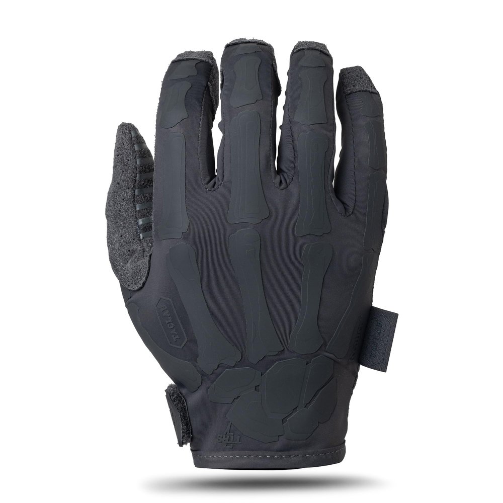 TACLAB Reaper Skeleton Gloves Touchscreen, Comfortable, Breathable (Wolf Gray, Small)
